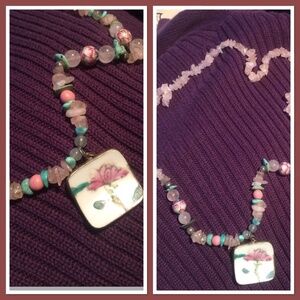 Going going gone make offer-Beautiful boho handmade necklace